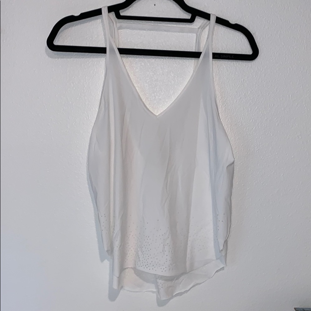 White lulu tank top